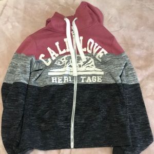 Reflex hoodie zipper